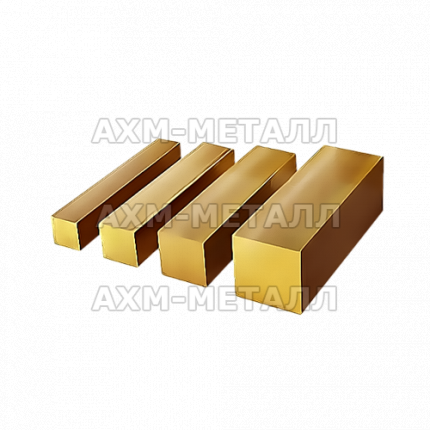 Латунный квадрат Л66 100х100 мм ГОСТ 2060-90